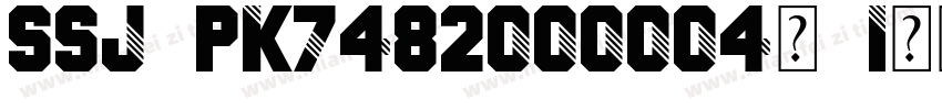 SSJ PK7482000004d Identity H字体转换